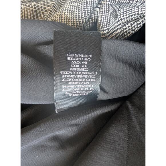 NWT Alice + Olivia Birch Ruffled Checked Maxi Dress Size 4 Checked Woven 2A452 - Picture 10 of 12